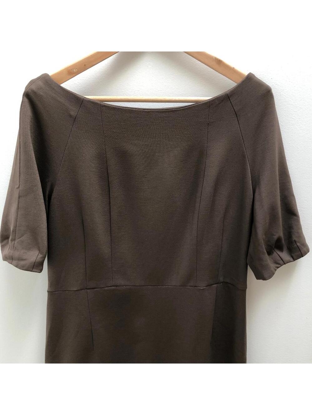Banana Republic Dress - dark tan - 3/4 sleeves size 12